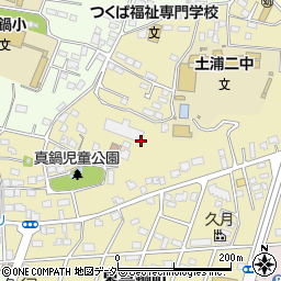 茨城県土浦市東真鍋町周辺の地図