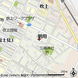 埼玉県鴻巣市明用92周辺の地図