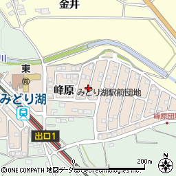 長野県塩尻市峰原周辺の地図