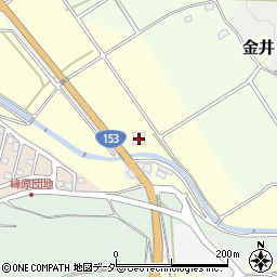 長野県塩尻市金井416周辺の地図