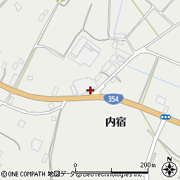 茨城県行方市内宿332-4周辺の地図