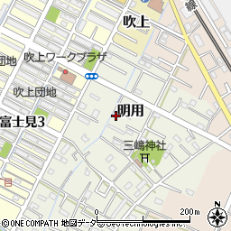 埼玉県鴻巣市明用91周辺の地図