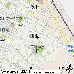 埼玉県鴻巣市明用101周辺の地図