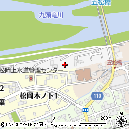 福井県吉田郡永平寺町松岡椚周辺の地図