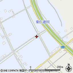 茨城県常総市古間木新田361周辺の地図