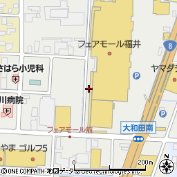 保険クリニック　福井エルパ店周辺の地図