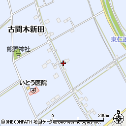 茨城県常総市古間木新田393周辺の地図