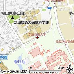 筑波技術大学周辺の地図