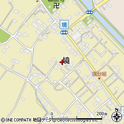 埼玉県鴻巣市境周辺の地図