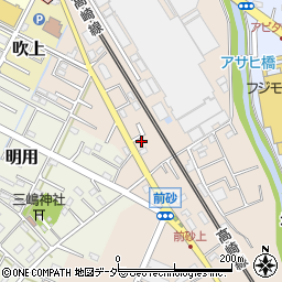 埼玉県鴻巣市前砂205周辺の地図