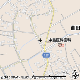 茨城県常総市曲田487周辺の地図