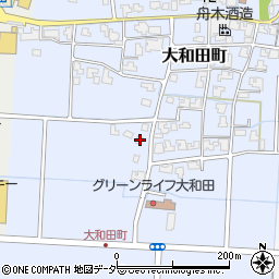 福井県福井市大和田町28-9周辺の地図