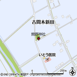 茨城県常総市古間木新田792周辺の地図