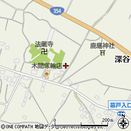 茨城県かすみがうら市深谷1403周辺の地図