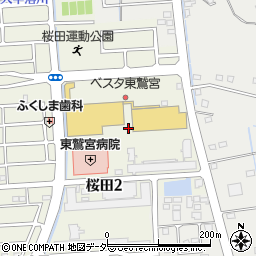武蔵野銀行ベスタ東鷲宮店 ＡＴＭ周辺の地図