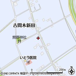 茨城県常総市古間木新田795周辺の地図