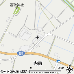 茨城県行方市内宿977周辺の地図