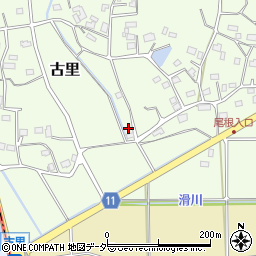 埼玉県比企郡嵐山町古里638周辺の地図