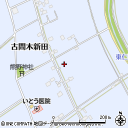 茨城県常総市古間木新田423-1周辺の地図