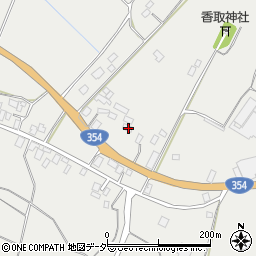 茨城県行方市内宿1029周辺の地図