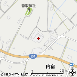 茨城県行方市内宿972周辺の地図