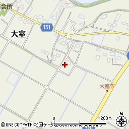 埼玉県加須市大室868-1周辺の地図