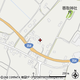 茨城県行方市内宿1030周辺の地図
