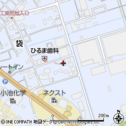 埼玉県鴻巣市袋915-8周辺の地図