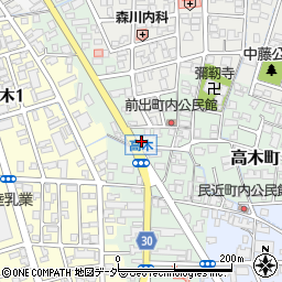 公文式高木教室周辺の地図