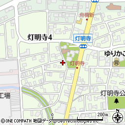 福井県福井市灯明寺4丁目1215周辺の地図