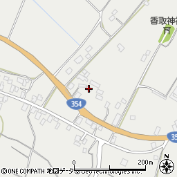 茨城県行方市内宿1032周辺の地図