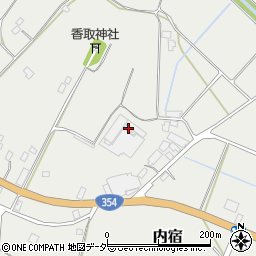 茨城県行方市内宿967周辺の地図