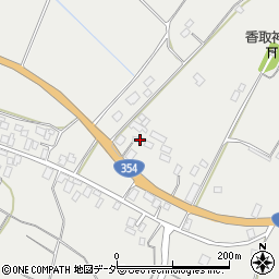 茨城県行方市内宿1035周辺の地図