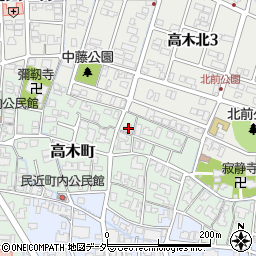 福井県福井市高木町76-55周辺の地図