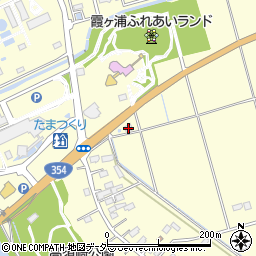 茨城県行方市玉造甲1245周辺の地図