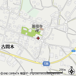 茨城県常総市古間木429周辺の地図