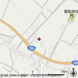 茨城県行方市内宿1031周辺の地図