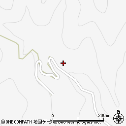 群馬県多野郡上野村楢原713周辺の地図