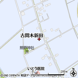 茨城県常総市古間木新田787周辺の地図