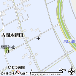 茨城県常総市古間木新田436周辺の地図