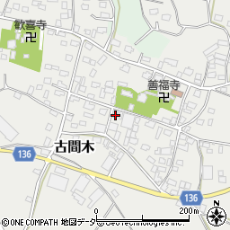 茨城県常総市古間木433周辺の地図
