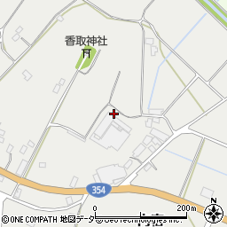 茨城県行方市内宿966周辺の地図