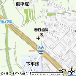 茨城県つくば市東平塚698-3周辺の地図