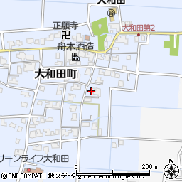 福井県福井市大和田町周辺の地図