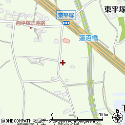 茨城県つくば市東平塚884-4周辺の地図