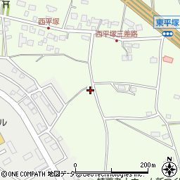 茨城県つくば市東平塚991周辺の地図