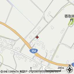 茨城県行方市内宿1037周辺の地図