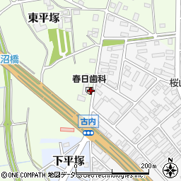 茨城県つくば市東平塚684周辺の地図