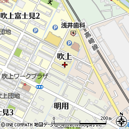 埼玉県鴻巣市吹上615-7周辺の地図