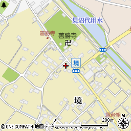 埼玉県鴻巣市境301周辺の地図